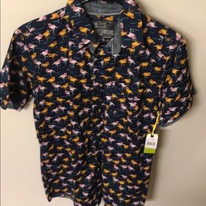 Flamingo casual button down